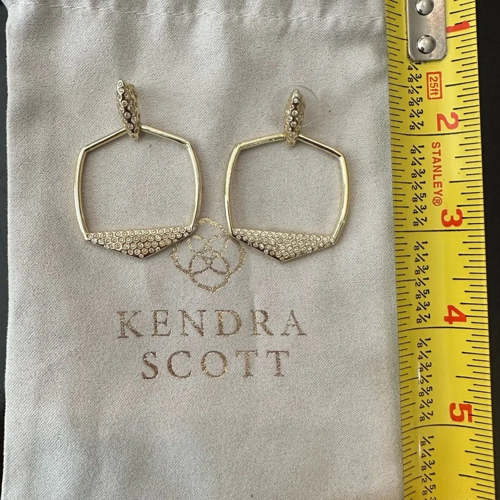 Kendra Scott gold earrings - Picture 3 of 3